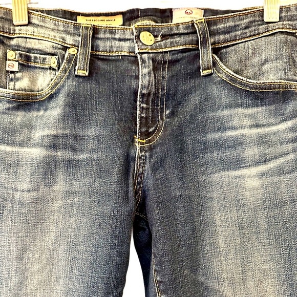 Women’s AG Adriano Goldschmied Dark Blue Skinny Jeans - Size 27R - PERFECT - Picture 5 of 5